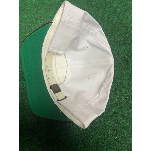 Vintage Atlantic City Gambling White & Red Strapback Adjustable hat cap 90s Y2K - Picture 3 of 6